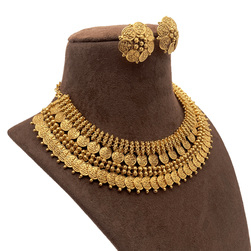 Alluring Double Line Kasumala Necklace