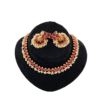 Oval Kemp Guttapusalu Necklace With Jumka