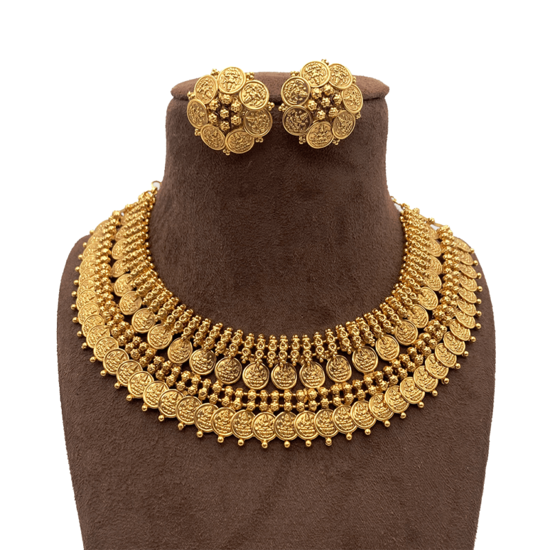 Alluring Double Line Kasumala Necklace